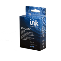 LC900C Blue Box Compatible Brother (LC900C) Cyan Ink Cartridge I