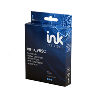 LC985C Compatible Brother (LC985C) Cyan Ink Cartridge Inkjet Bl