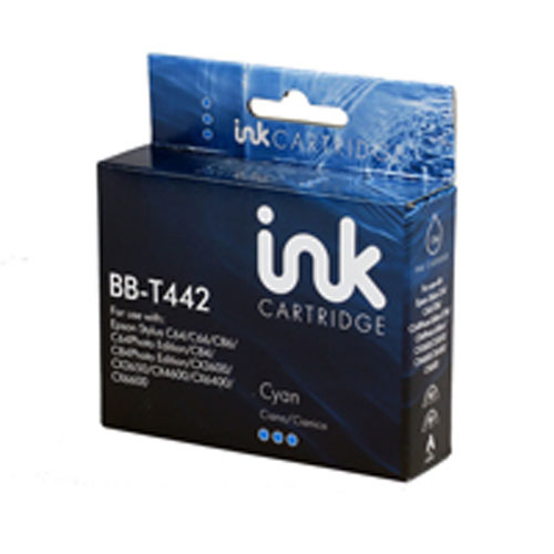 T442 Blue Box Compatible Epson C13T04424010 (T0442) Cyan Ink Car