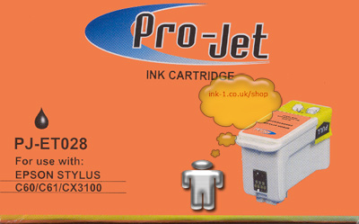T028 ProJet Compatible Epson C13T02840110 (T028) Black Ink Cartr