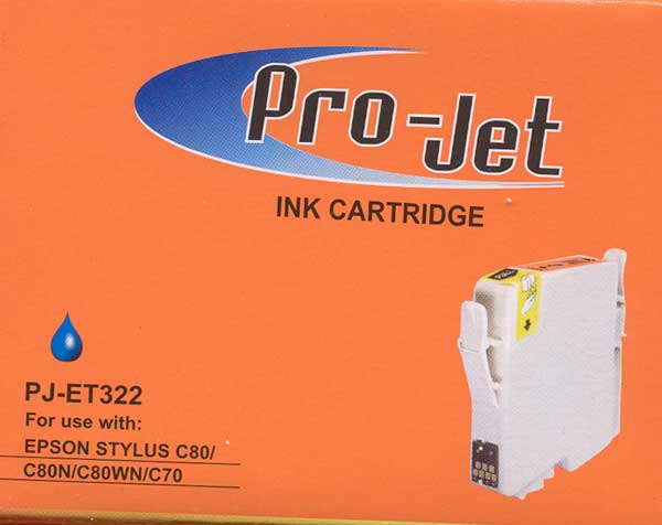 T0322 ProJet Compatible Epson C13T03224010 (T0322) Cyan Ink Cart