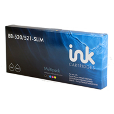 BlueBox Canon PGI520 and CLI521 Slim Multipack Ink Cartridges