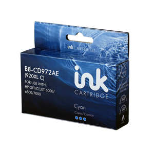 CD972AE Compatible HP CD972AE (920XL) Cyan Ink Cartridge Inkjet