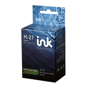 C8727A Remanufactured HP C8727AE (27) Black Ink Cartridge Inkjet
