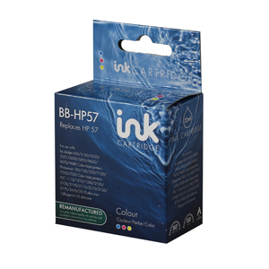 C6657 Remanufactured HP C6657AE (57) Colour Ink Cartridge Inkjet