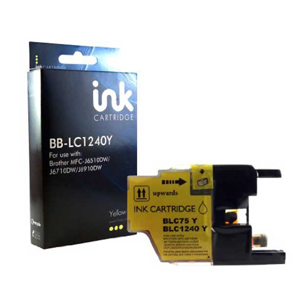 LC1240Y BB Comp Brother LC1240/LC1280Y Yellow Cart 19ml Inkjet L