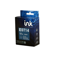 T714 Remanufactured Epson C13T07144010 (T0714) Yellow Ink Cartri