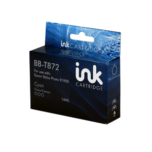 T872 Compatible Epson C13T08724010 (T0872) Cyan Ink Cartridge In