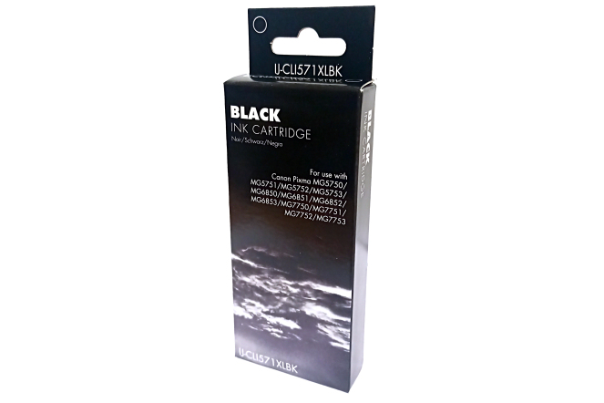 IJ Compatible ink Canon CLI-571XLBK (CLI571XLBK) Black Cartridge