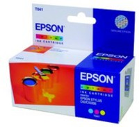 Original T041 Original Epson C13T04104010 (T041) Colour Ink Cart