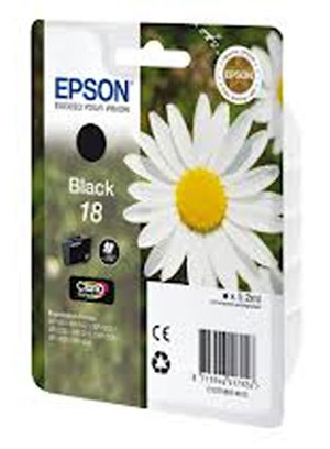 Original T1801 Original Epson C13T18014010 T1801 (18) Black Ink