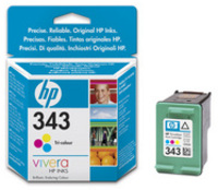 Original C8766 Original HP C8766EE (343) Colour Ink Cartridge In