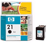 Original C9351 Original HP C9351AE (21) Black Ink Cartridge Inkj