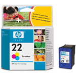Original C9352 Original HP C9352AE (22) Colour Ink Cartridge Ink