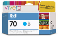 Original C9452A OEM HP70 Ink Cyan C9452A 130ml DesJet 2100/3100