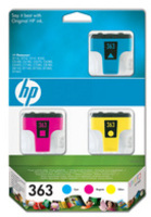 Original CB333EE OEM HP CB333EE (363) Cyan/Magenta/Yellow Ink Ca Original CB333EE OEM HP CB333EE (363) Cyan/Magenta/Yellow Ink Ca