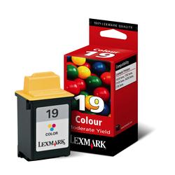 Original 15M2619E Original Lexmark 15M2619E (19) Colour Ink Cart