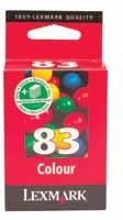 Original 18L0042 Original Lexmark 18LX042E (83) Colour Ink Cartr