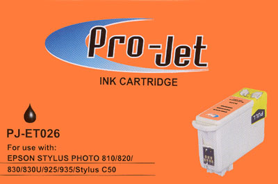 T026 ProJet Compatible Epson C13T02640110 (T026) Black Ink Cartr