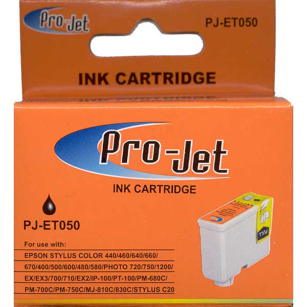 T050 ProJet Compatible Epson C13T05014010 (T050) Black Ink Cartr