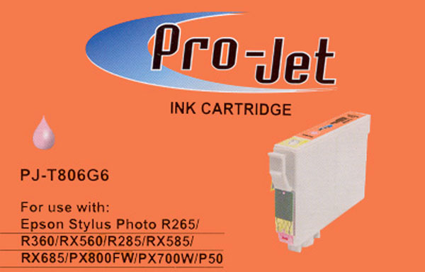 T806 ProJet Compatible Epson C13T08064010 (T0806) Light Magenta