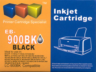 GB Brother ink Black cartridge LC41 LC47 LC900 LC950 MFC210c